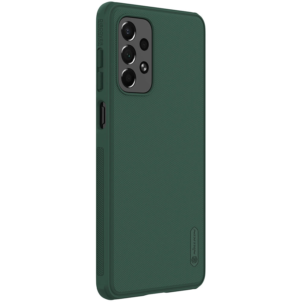 Nillkin Super Frosted Shield Pro holdbar forside til Samsung Galaxy A73 grøn