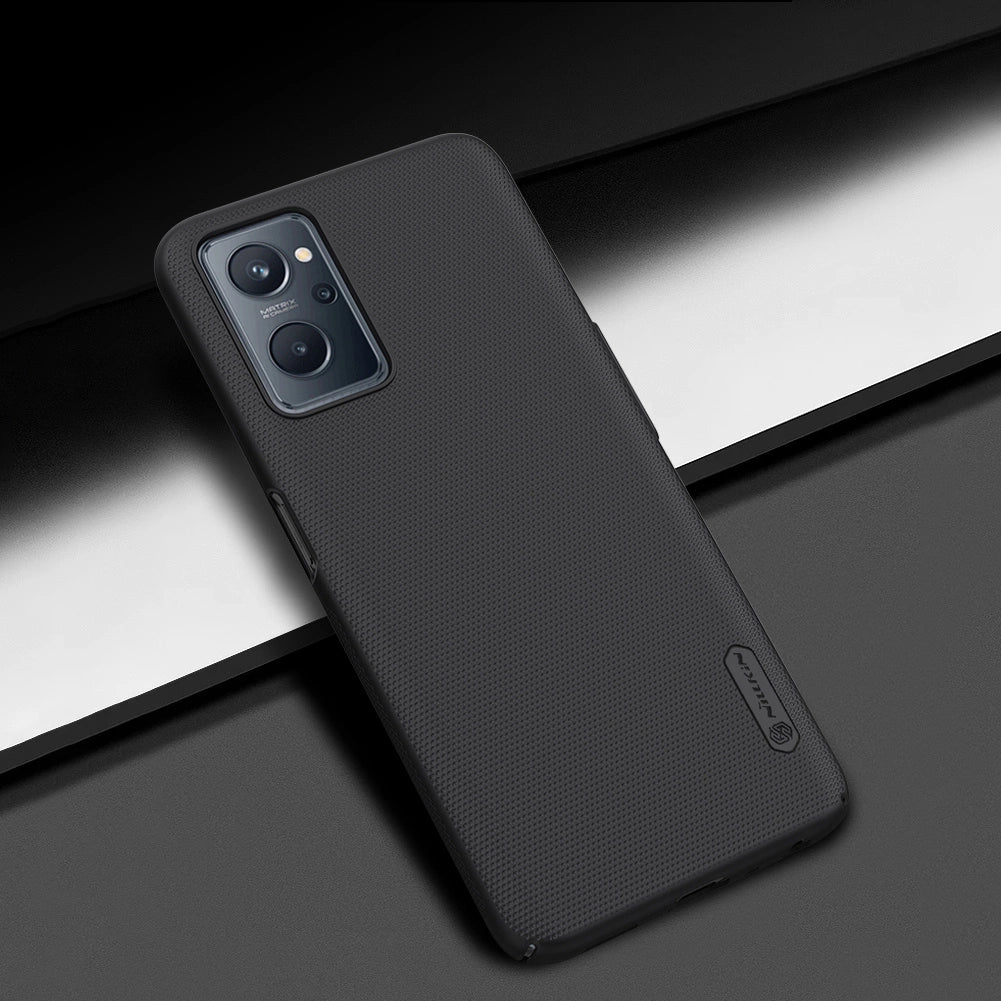 Nillkin Super Frosted Shield forstærket forside til Realme 9i sort