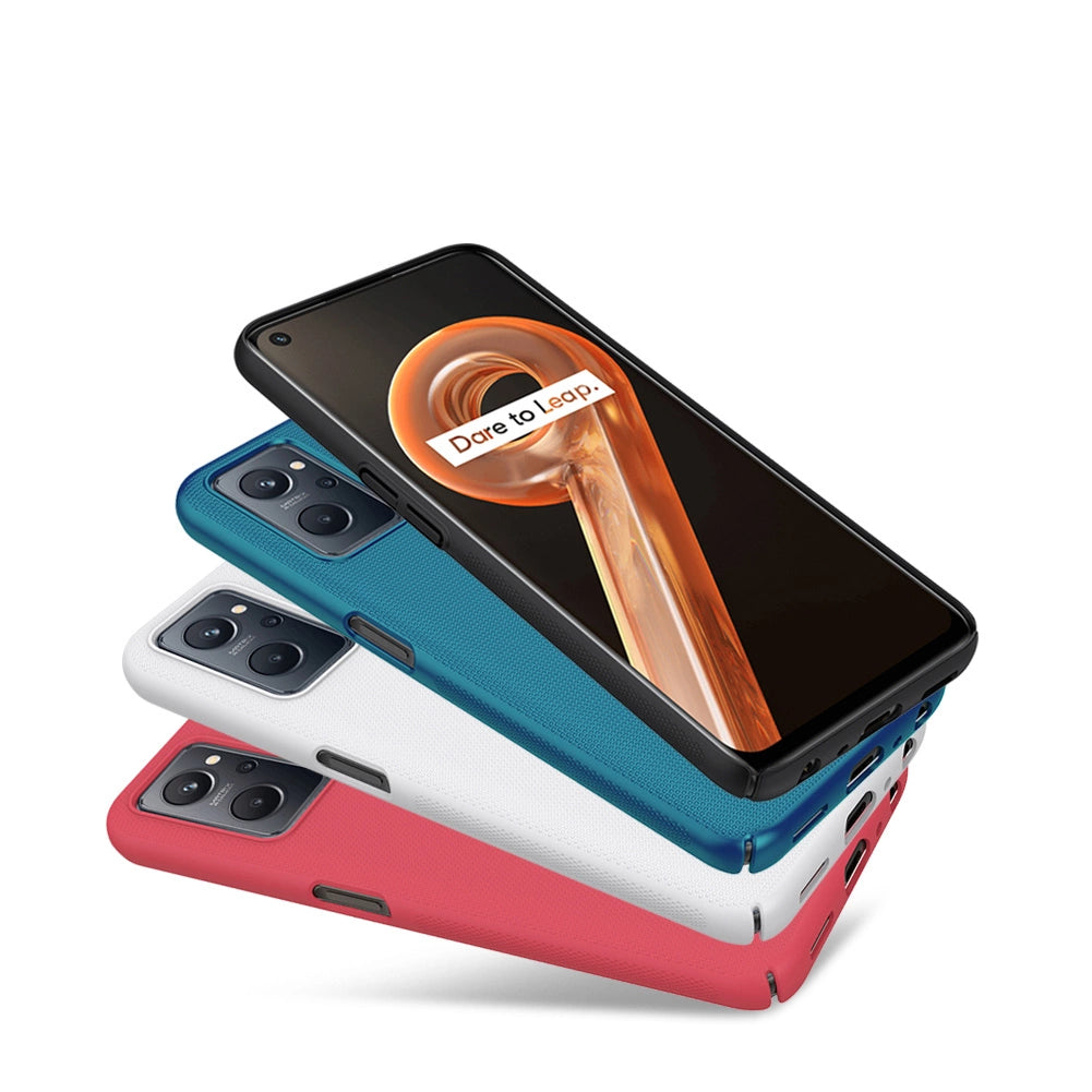 Nillkin Super Frosted Shield forstærket forside til Realme 9i sort