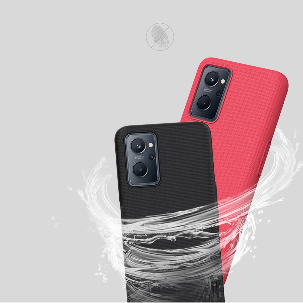Nillkin Super Frosted Shield forstærket forside til Realme 9i sort