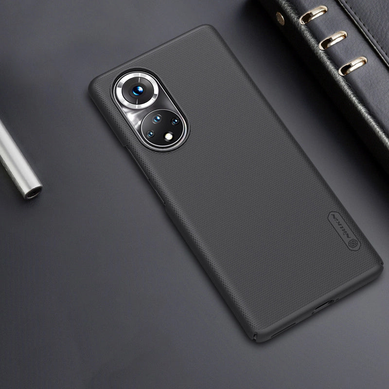 Nillkin Super Frosted Shield forstærket forside til Honor 50 Pro sort