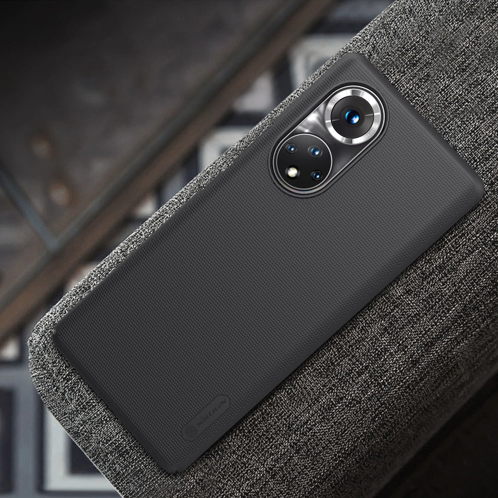 Nillkin Super Frosted Shield forstærket forside til Honor 50 Pro sort