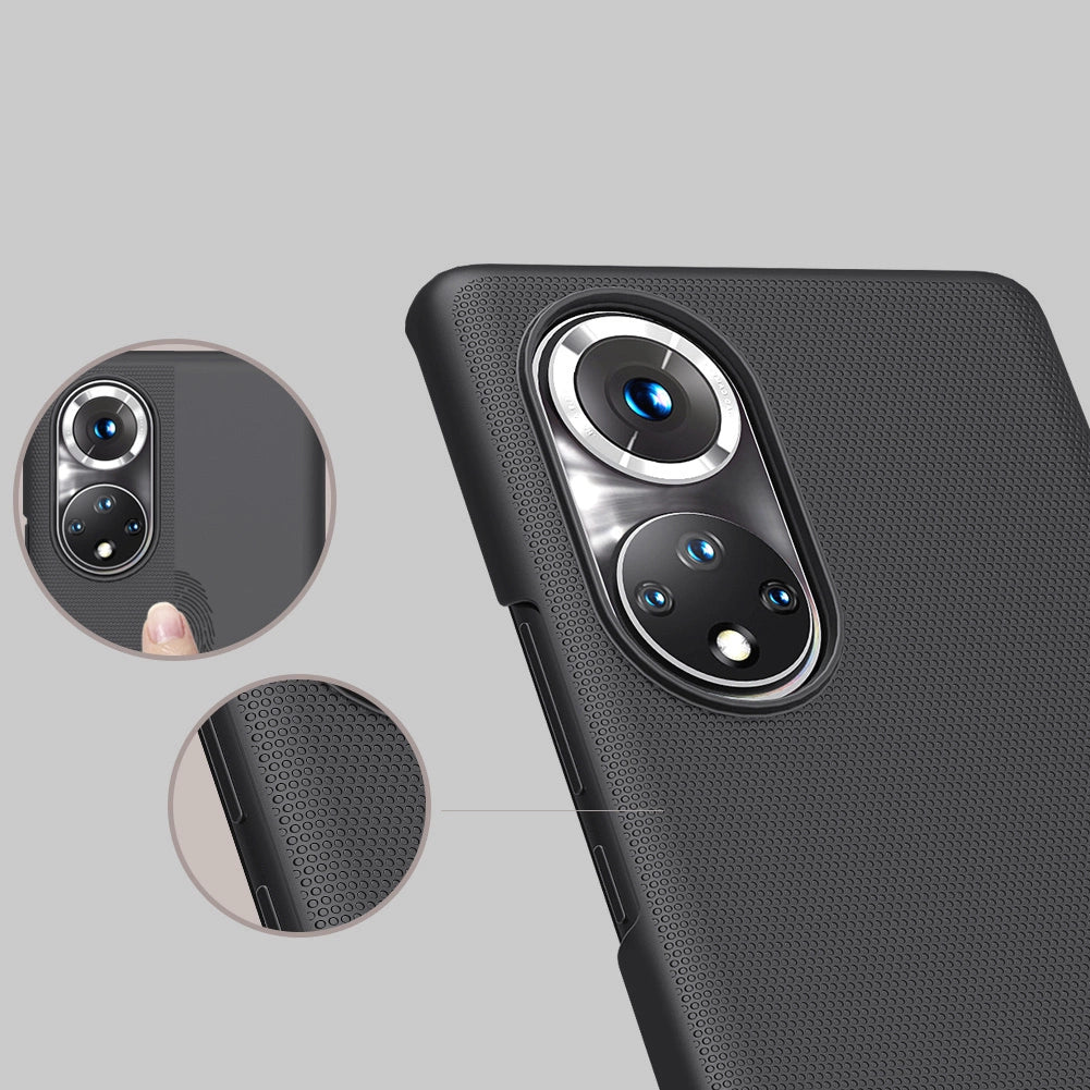 Nillkin Super Frosted Shield forstærket forside til Honor 50 Pro sort