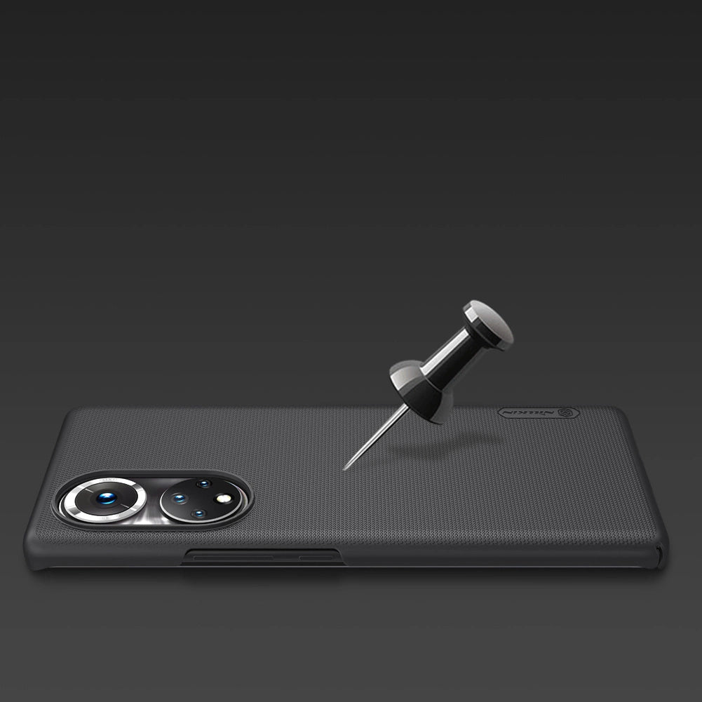 Nillkin Super Frosted Shield forstærket forside til Honor 50 Pro sort