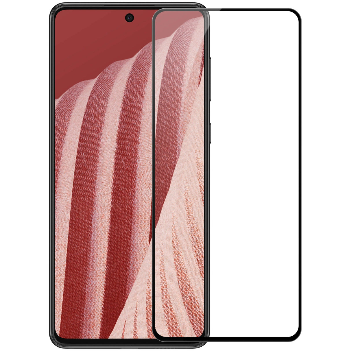 Nillkin CP+PRO ultra-tynt helskærms hærdet glas med 0,2 mm ramme 9H Samsung Galaxy A73 sort