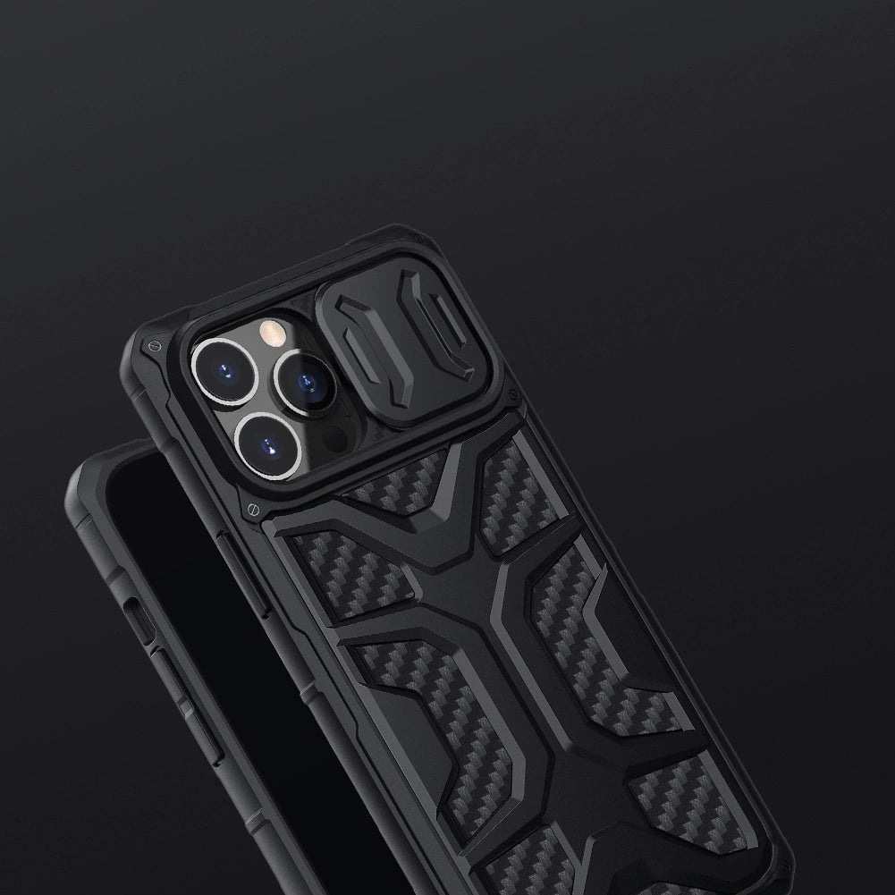 Nillkin Adventruer Case Case for iPhone 13 Pro Pansret cover med kamera beskytter sort