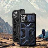 Nillkin Adventruer Case Case for iPhone 13 Pro Pansret cover med kamera beskytter sort