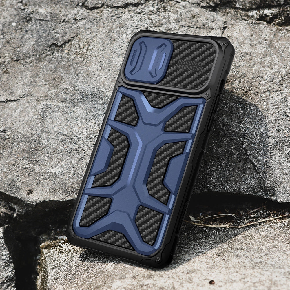 Nillkin Adventruer Case Case for iPhone 13 Pro Pansret cover med kamera beskytter sort