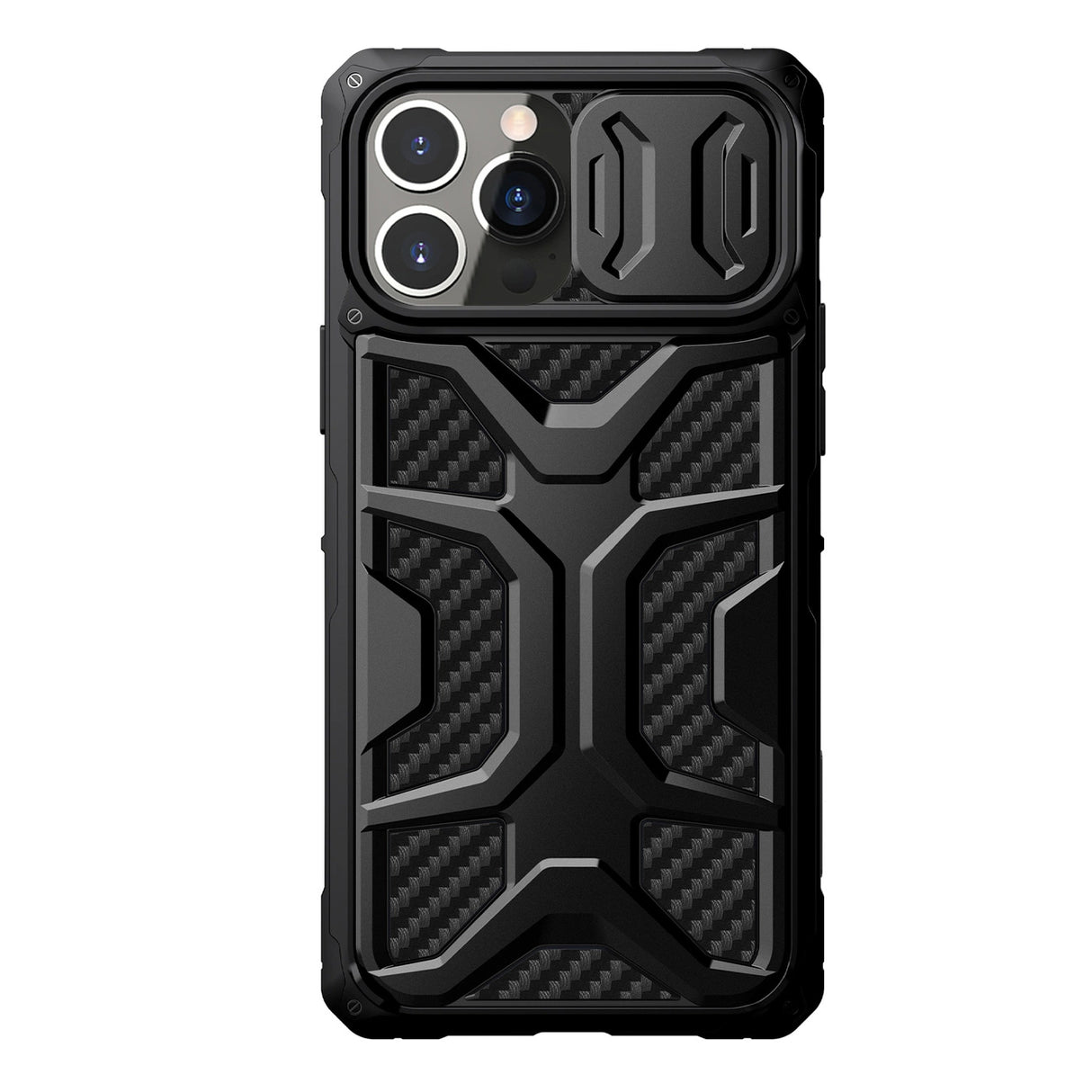 Nillkin Adventruer Case Case for iPhone 13 Pro Pansret cover med kamera beskytter sort