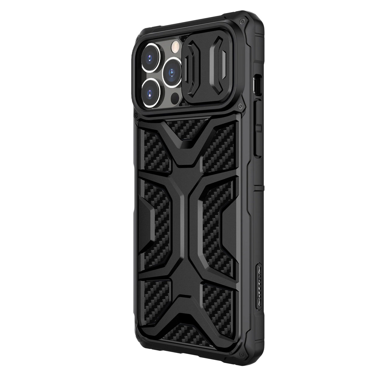 Nillkin Adventruer Case Case for iPhone 13 Pro Pansret cover med kamera beskytter sort