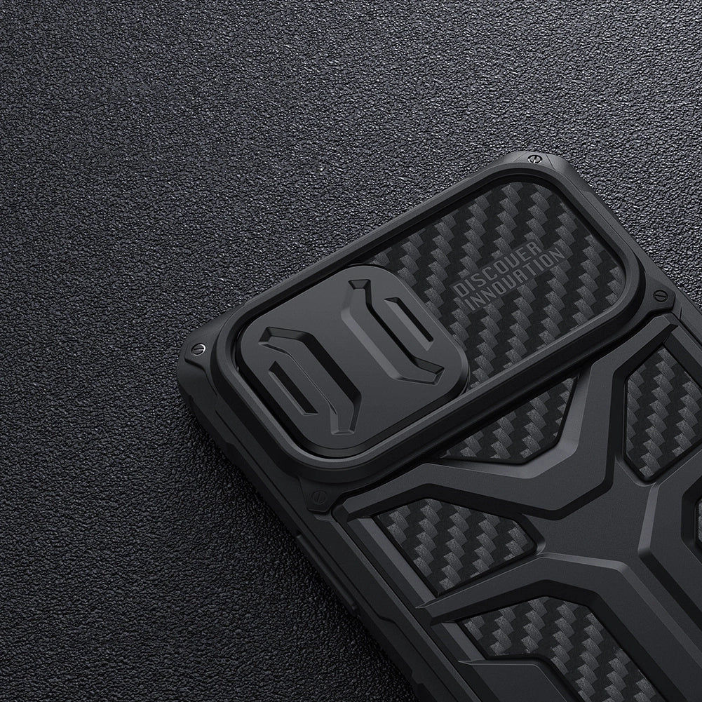 Nillkin Adventruer Case Case for iPhone 13 Pro Pansret cover med kamera beskytter sort