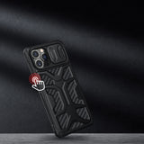 Nillkin Adventruer Case Case for iPhone 13 Pro pansret cover med kamera cover rød