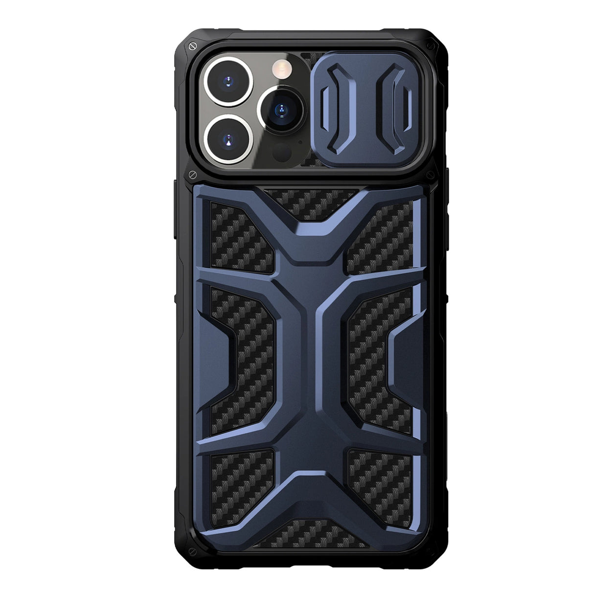 Nillkin Adventruer Case Case for iPhone 13 Pro pansret cover med kamera cover blå