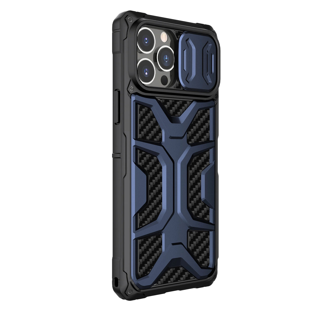 Nillkin Adventruer Case Case for iPhone 13 Pro pansret cover med kamera cover blå