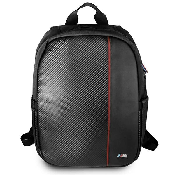 BMW Carbon Red Stripe rygsæk til en 16" bærbar computer - sort