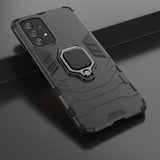 Ring Armor robust hybrid case cover + magnetisk holder til Samsung Galaxy A73 sort