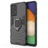 Ring Armor robust hybrid case cover + magnetisk holder til Samsung Galaxy A73 sort