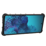 Honeycomb case pansret cover med en gel ramme til Samsung Galaxy A73 blå