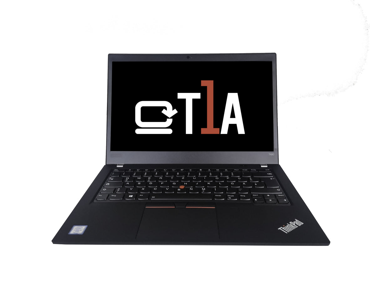 T1A Lenovo ThinkPad T490 Refurbished Intel® Core™ i5 i5-8365U Laptop 35,6 cm (14") Fuld HD 8 GB DDR4-SDRAM 256 GB SSD Windows 11 Pro Sort