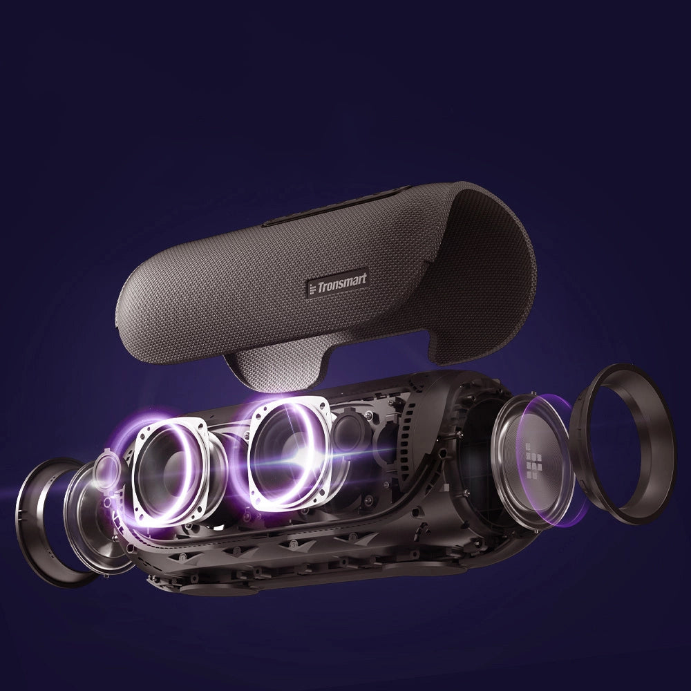 Tronsmart Bang Waterproof Wireless Bluetooth Speaker 60W med Powerbank Funktion Sort (723928)