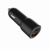 Gembird TA-UC-AC2PDQC38-CAR-01 oplader til mobil enhed Universel Sort Cigartænder Hurtig opladning Automatisk