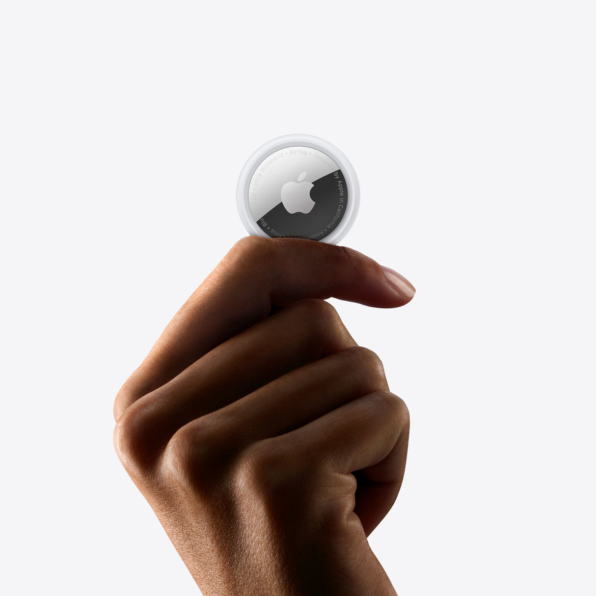 Apple AirTag Element Finder Sølv, Hvid