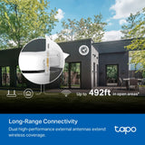 TP-Link TAPO C530WS overvågningskamera Tårn IP-sikkerhedskamera Udendørs 2880 x 1620 pixel Væg