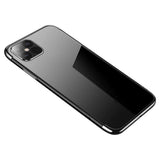 Clear Color case TPU gel cover med metalramme til Samsung Galaxy A13 5G sort