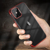 Clear Case Gel Cover Case med metalramme Xiaomi Redmi Note 11 Pro 5G / 11 Pro blå