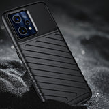 Thunder Case Fleksibel pansret dækning til Realme 9 Pro + (9 Pro Plus) sort