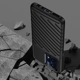 Thunder Case Fleksibel pansret dækning til Realme 9 Pro + (9 Pro Plus) sort