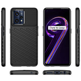 Thunder Case Fleksibel pansret dækning til Realme 9 Pro + (9 Pro Plus) sort