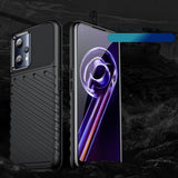 Thunder Case fleksible pansrede dække Realme 9 Pro sort