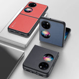 Dux Ducis Fino case er lavet af nylon materiale Huawei P50 Pocket sort