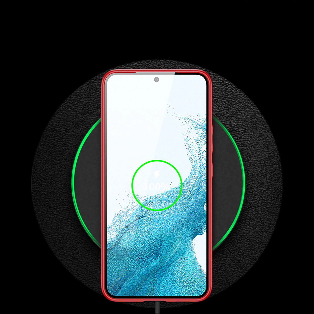 Dux Ducis Yolo elegant cover lavet af økologisk læder til Samsung Galaxy S22 + (S22 Plus) rød