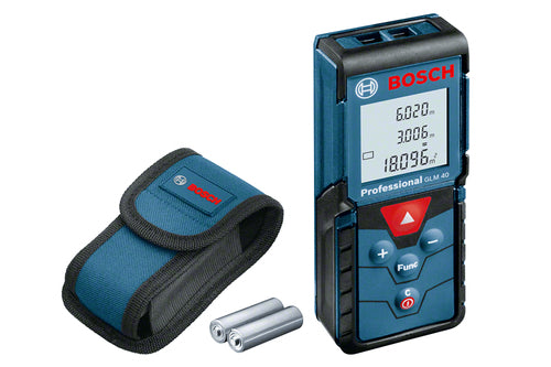 Bosch GLM 40 Laserafstandsmåler Sort, Blå 40 m