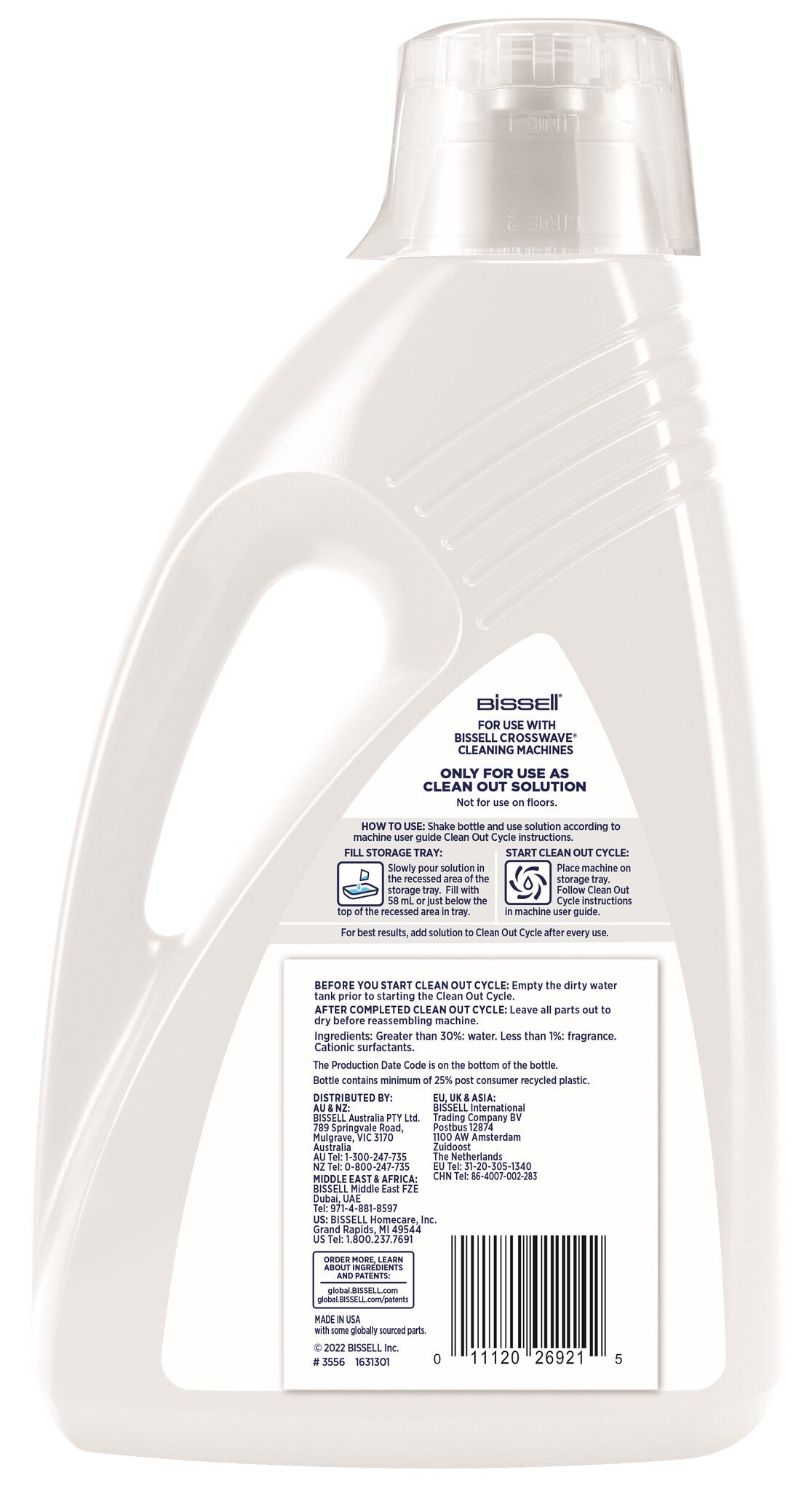 Bissell Freshstart Clean Out Cycle Solution 2 L
