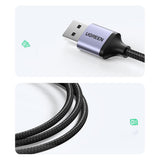 Ugreen multifunktionsadapter HUB USB 3.0 - 3 x USB / Ethernet RJ-45 / USB Type C PD grå (CM475)
