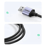 Ugreen multifunktionsadapter HUB USB 3.0 - 3 x USB / Ethernet RJ-45 / USB Type C PD grå (CM475)