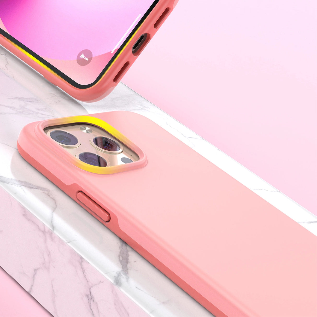 Choetech MFM Anti-drop case Made For MagSafe til iPhone 13 Pro Max pink (PC0114-MFM-PK)