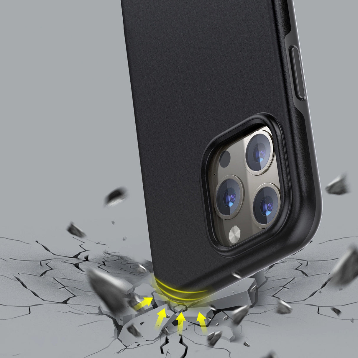 Choetech MFM Anti-drop case Made For MagSafe til iPhone 13 Pro sort (PC0113-MFM-BK)