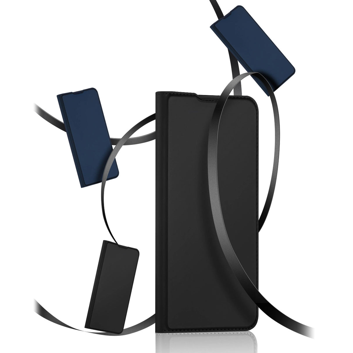 Dux Ducis Skin Pro-kasse med flip Realme 9i / Oppo A36 blå