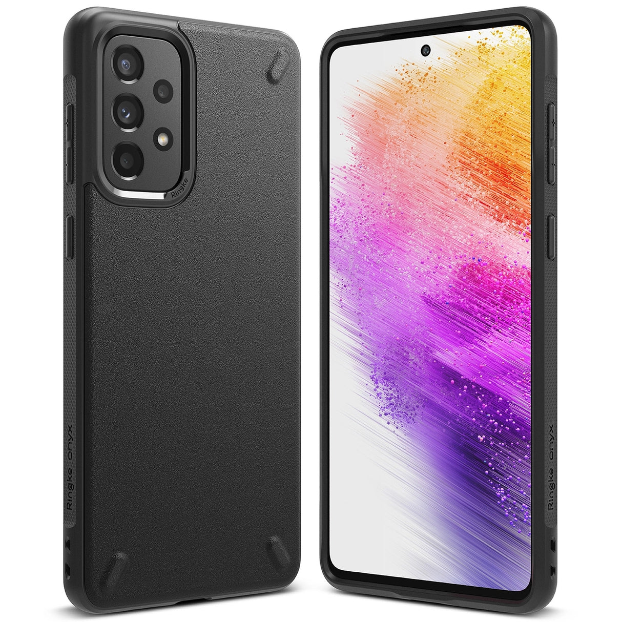 Ringke Onyx holdbar TPU Cover til Samsung Galaxy A73 sort