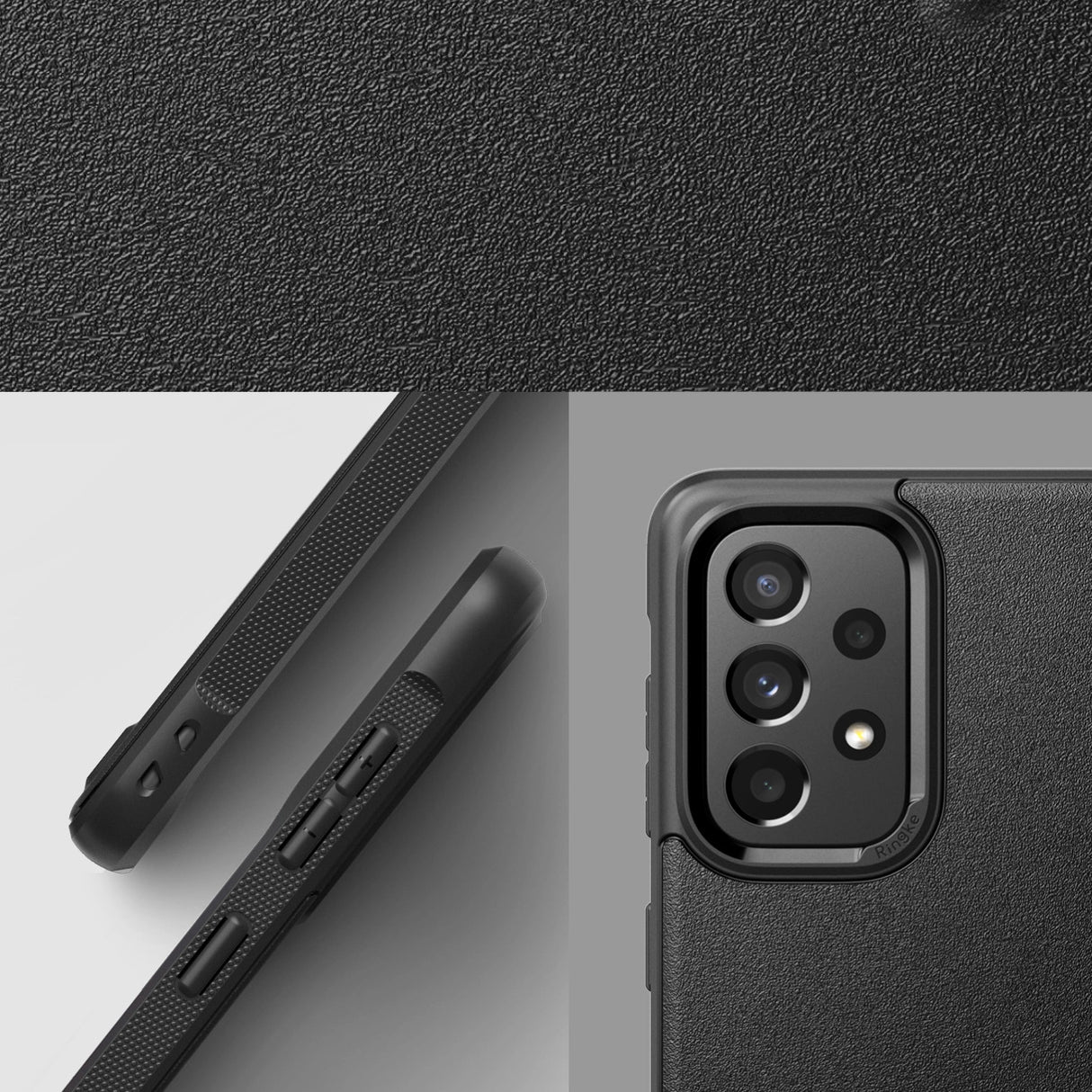 Ringke Onyx holdbar TPU Cover til Samsung Galaxy A73 sort