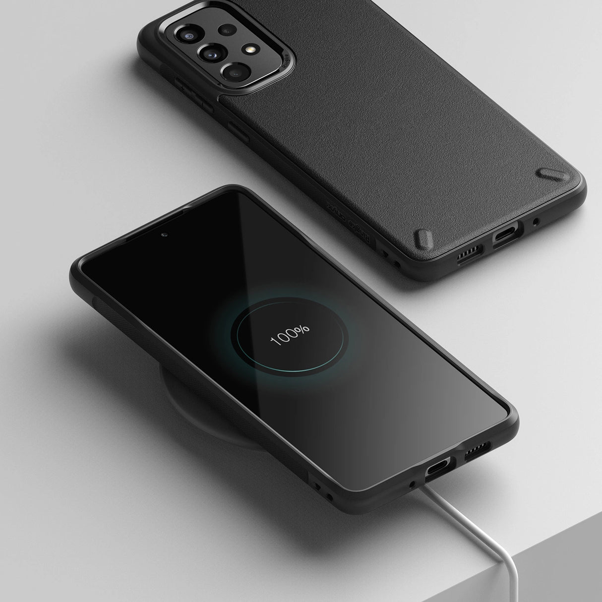 Ringke Onyx holdbar TPU Cover til Samsung Galaxy A73 sort