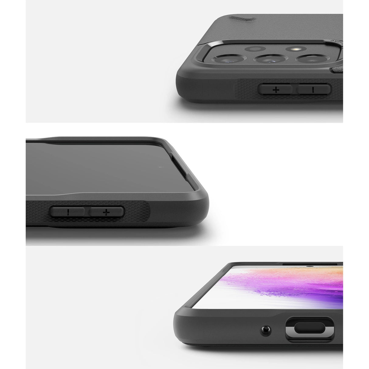 Ringke Onyx holdbar TPU Cover til Samsung Galaxy A73 grå