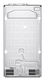 LG GSJV70MCLE side-by-side køle-fryseskab Fritstående 635 L Sort