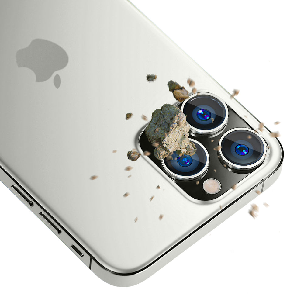 Kameraglas til iPhone 13 Pro Max / 13 Pro 9H til 3mk Lensbeskyttelse Pro-serien Lens - Silver