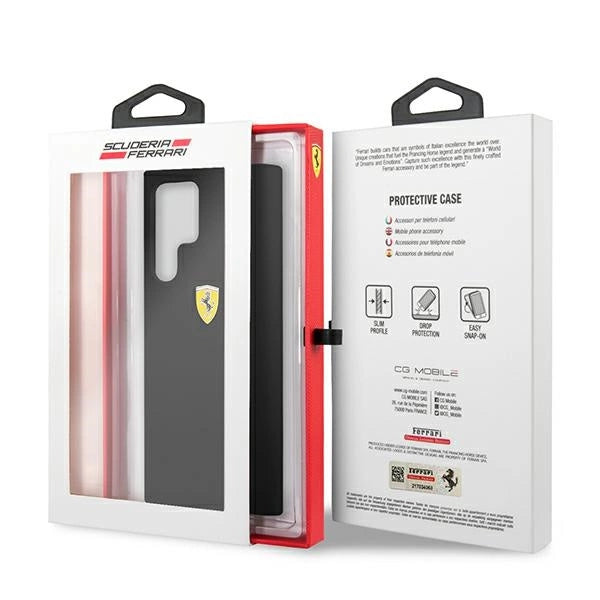 Ferrari FESSIHCS22LBK S22 Ultra S908 sort/sort hårdkasse On Track Silicone