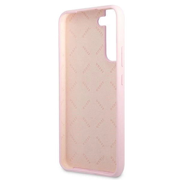 Guess GUHCS22MLSLMGLA S22+ S906 lavendel/lavendel hardcase Silikon Script Metal Logo